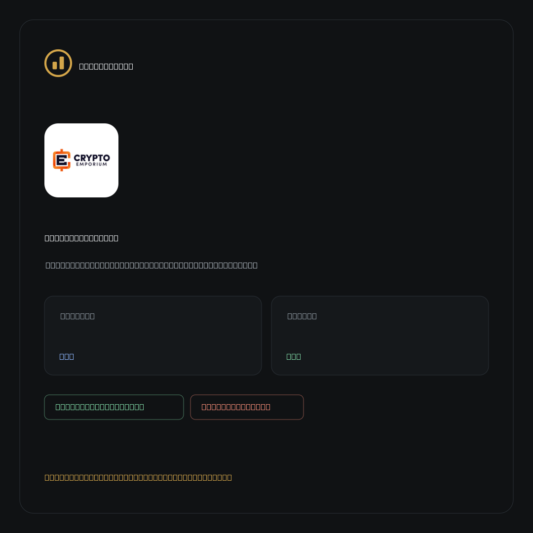 Crypto Emporium on NoKYC Score